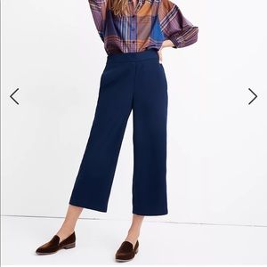 Madewell Huston Pull-On Pants Navy Blue